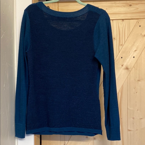 Smartwool Blue Long Sleeve Crew Neck Tee - Picture 3 of 8